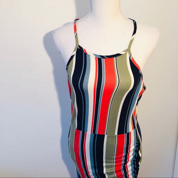 👗 Multicolored high low dress!👗 - Picture 3 of 5